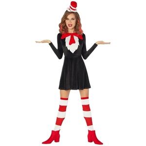 Spirit Halloween Dr. Seuss Adult The Cat in the Hat Costume